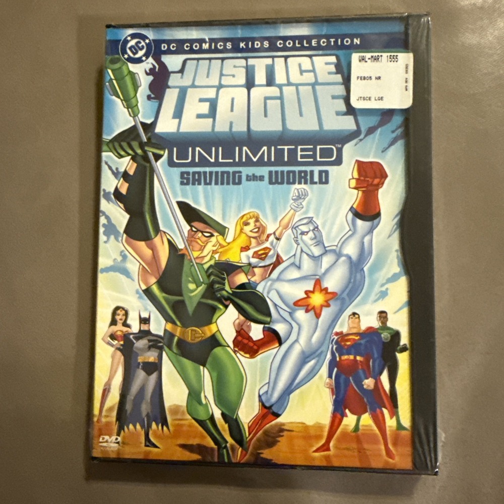 DC Comics Justice League Unlimited: Saving The World DVD 2004 New In Shrinkwrap
